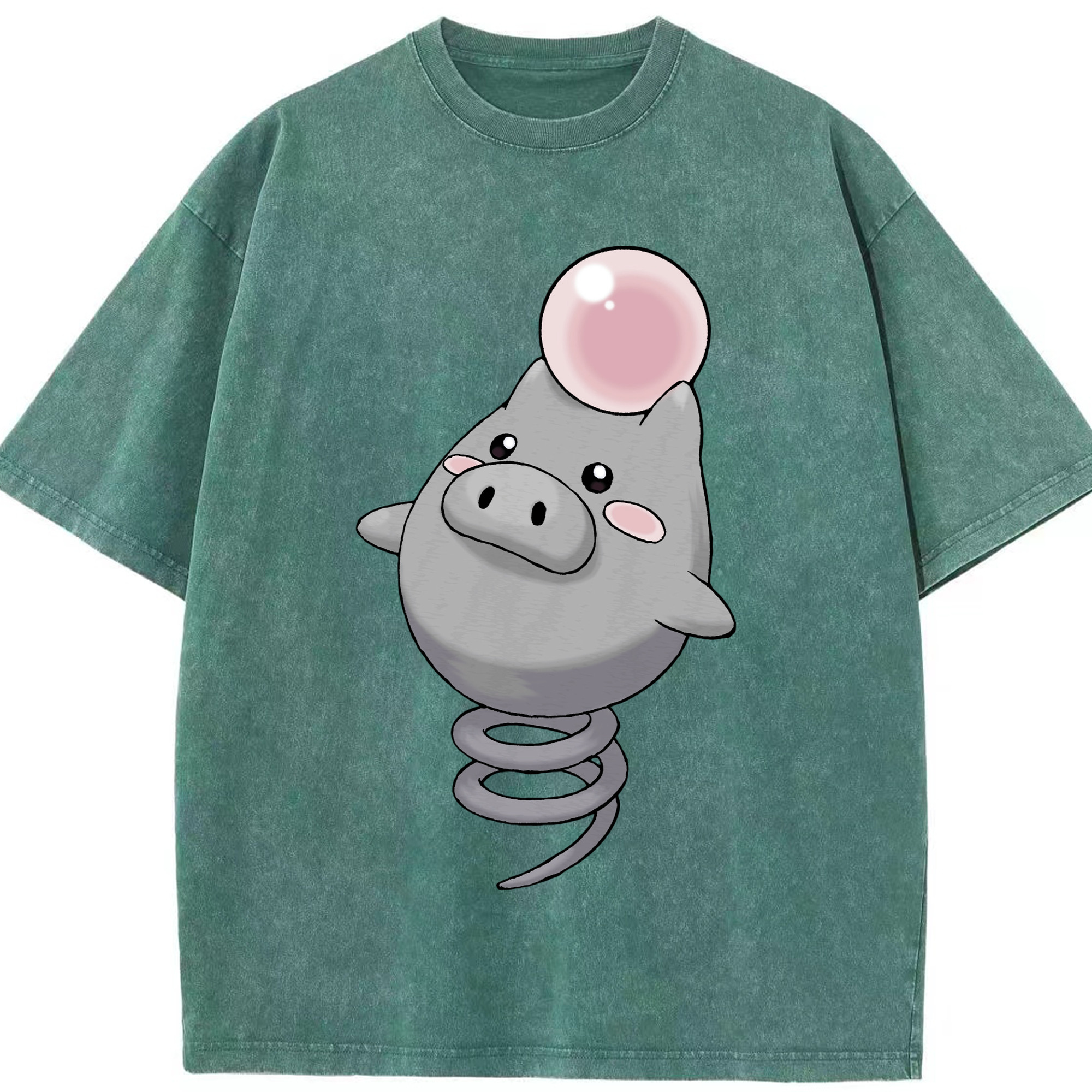 （画像用） ポケットモンスター Pokémon 綿100% ヴィンテージ風 半袖Tシャツ（フロントプリント）